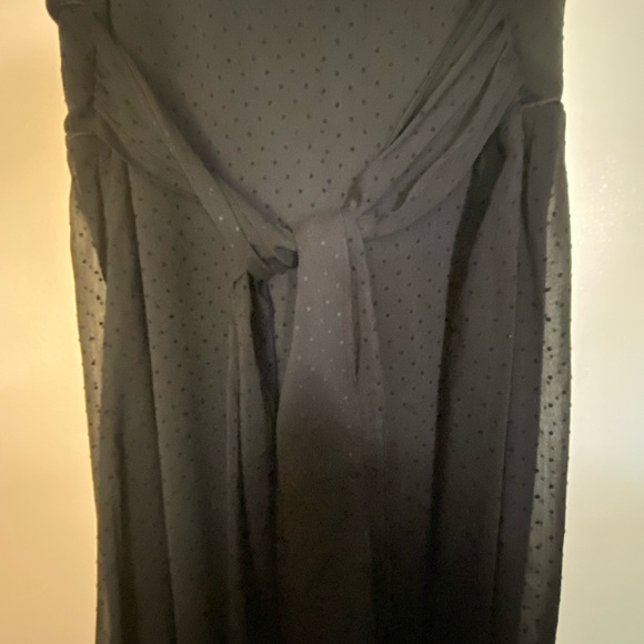 Black Bisou Bisou sleeveless empire waist dress size 10 - Picture 4 of 12